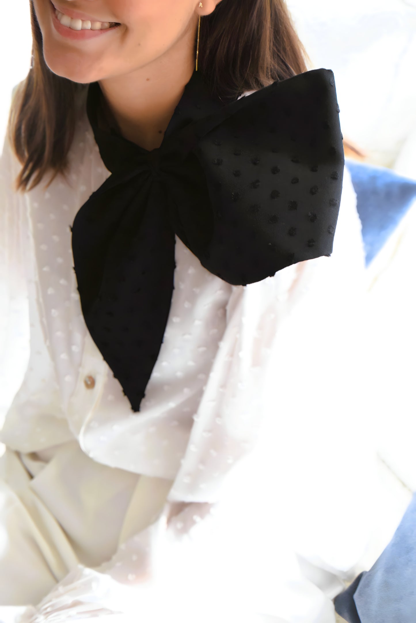 BLUSA RAFAELA - BLANCA Y NEGRA