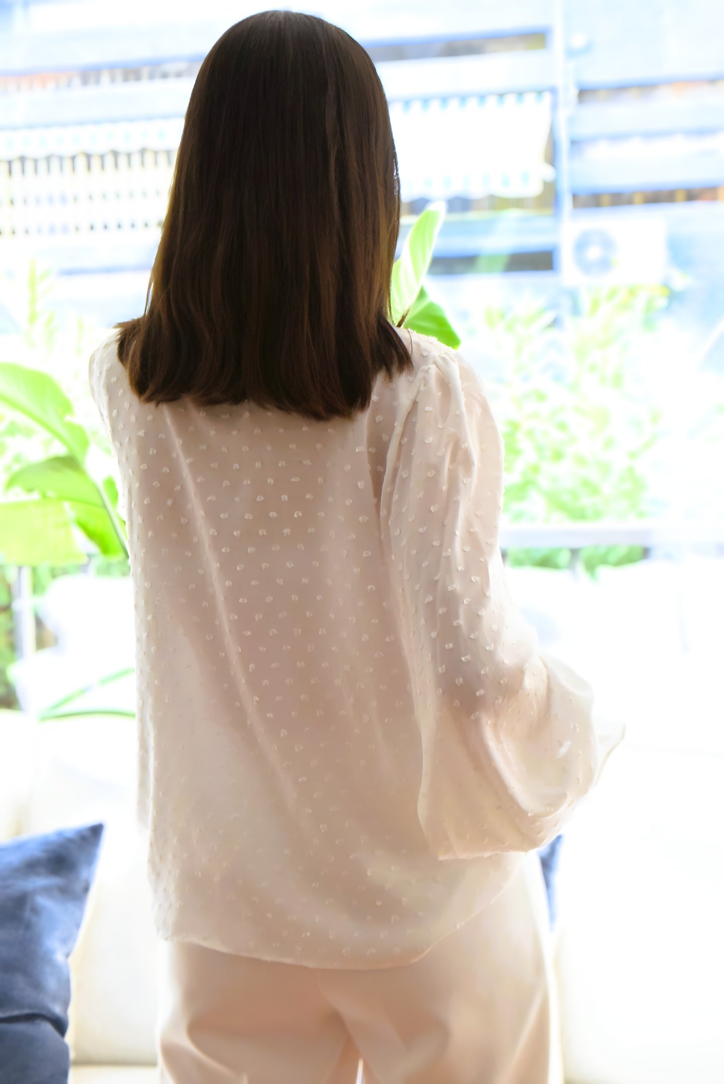 BLUSA RAFAELA - BLANCA Y NEGRA