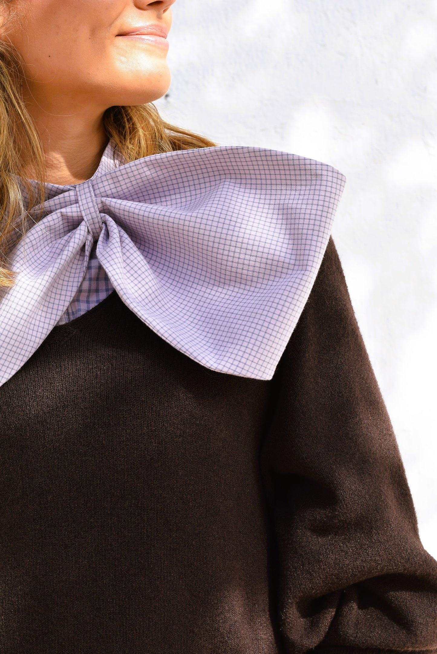 BLUSA RAFAELA - CUADRO MALVA - PREORDER 3 OCTUBRE