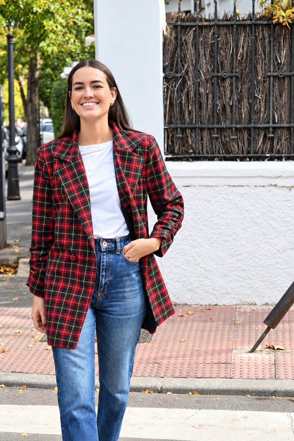 CHAQUETA NONA - TARTAN