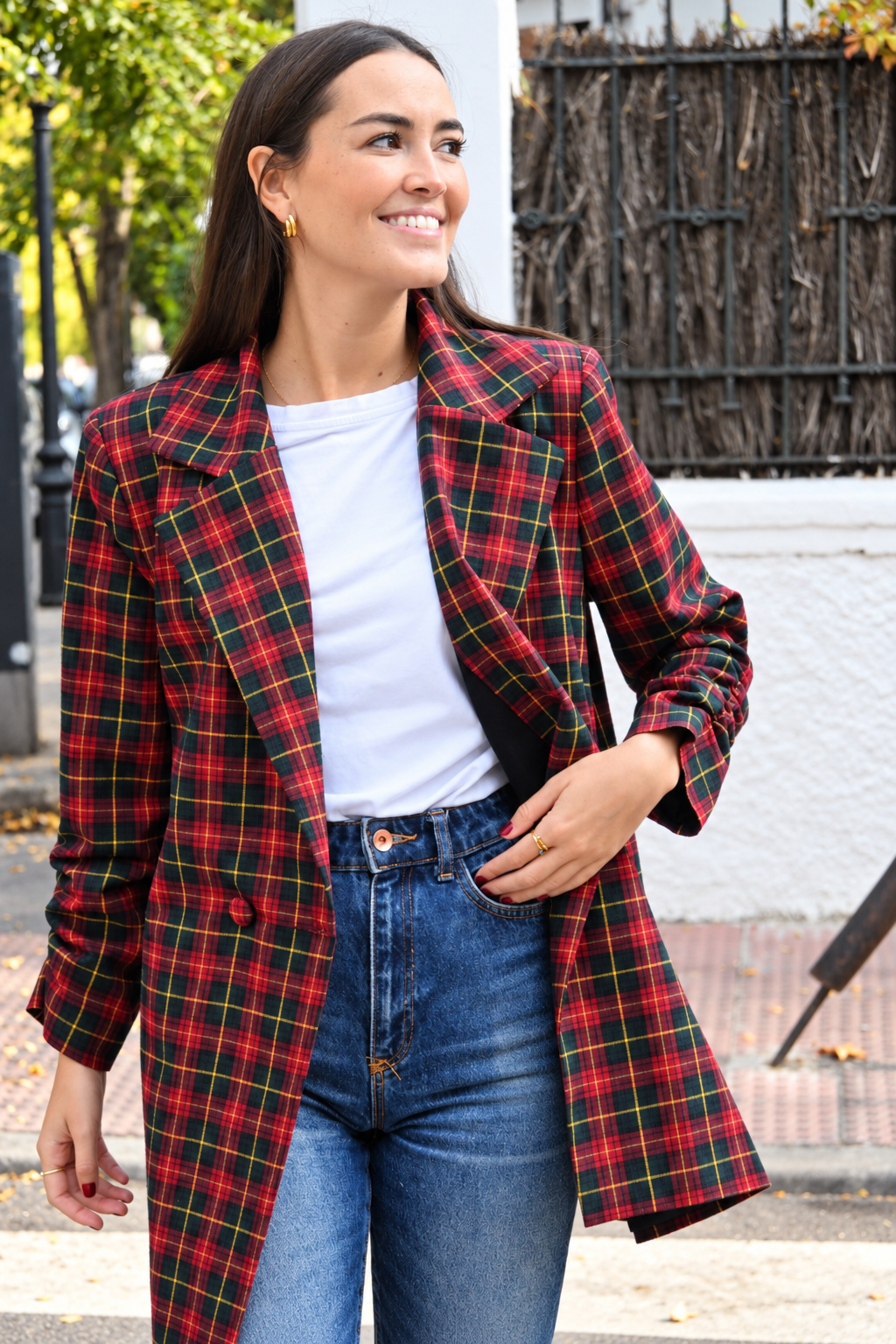 CHAQUETA NONA - TARTAN