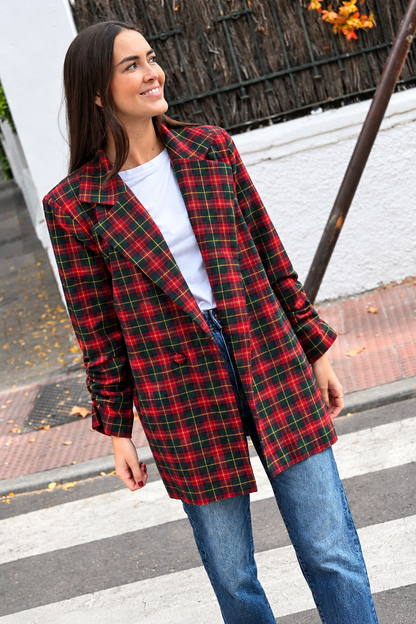 CHAQUETA NONA - TARTAN