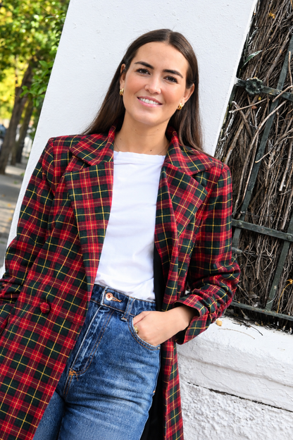 CHAQUETA NONA - TARTAN