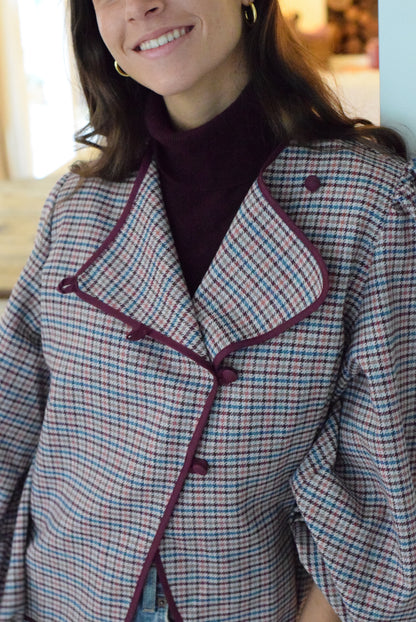 CHAQUETA SIMONA - GRANATE -