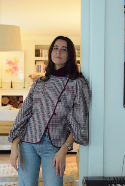 CHAQUETA SIMONA - GRANATE -