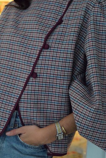 CHAQUETA SIMONA - GRANATE -