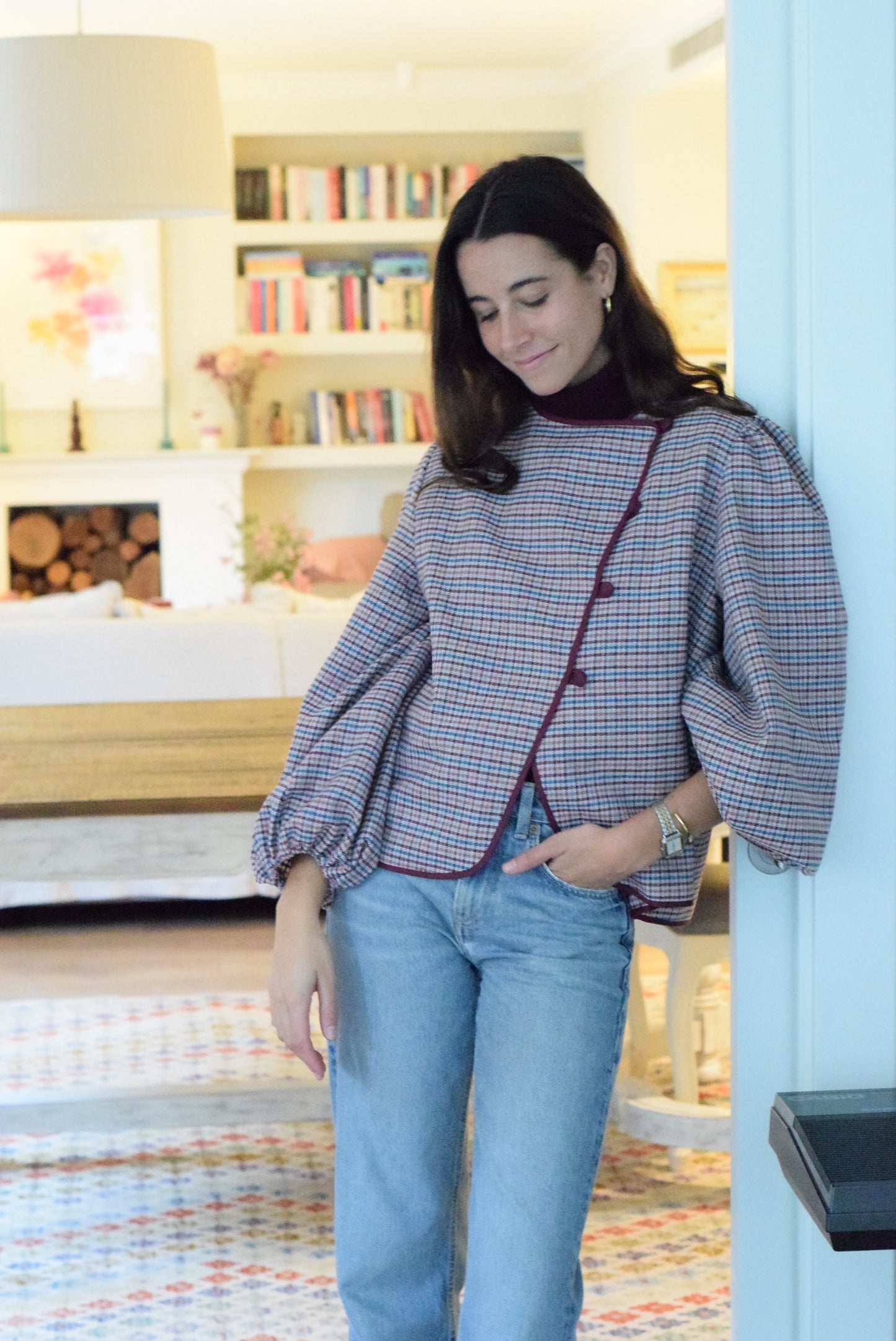 CHAQUETA SIMONA - GRANATE -