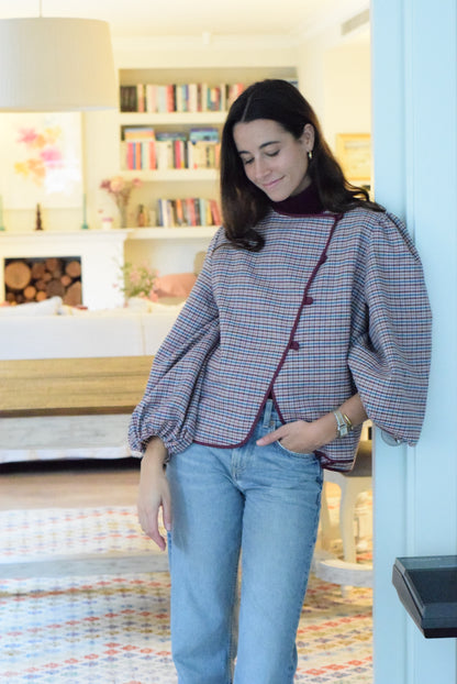 CHAQUETA SIMONA - GRANATE -