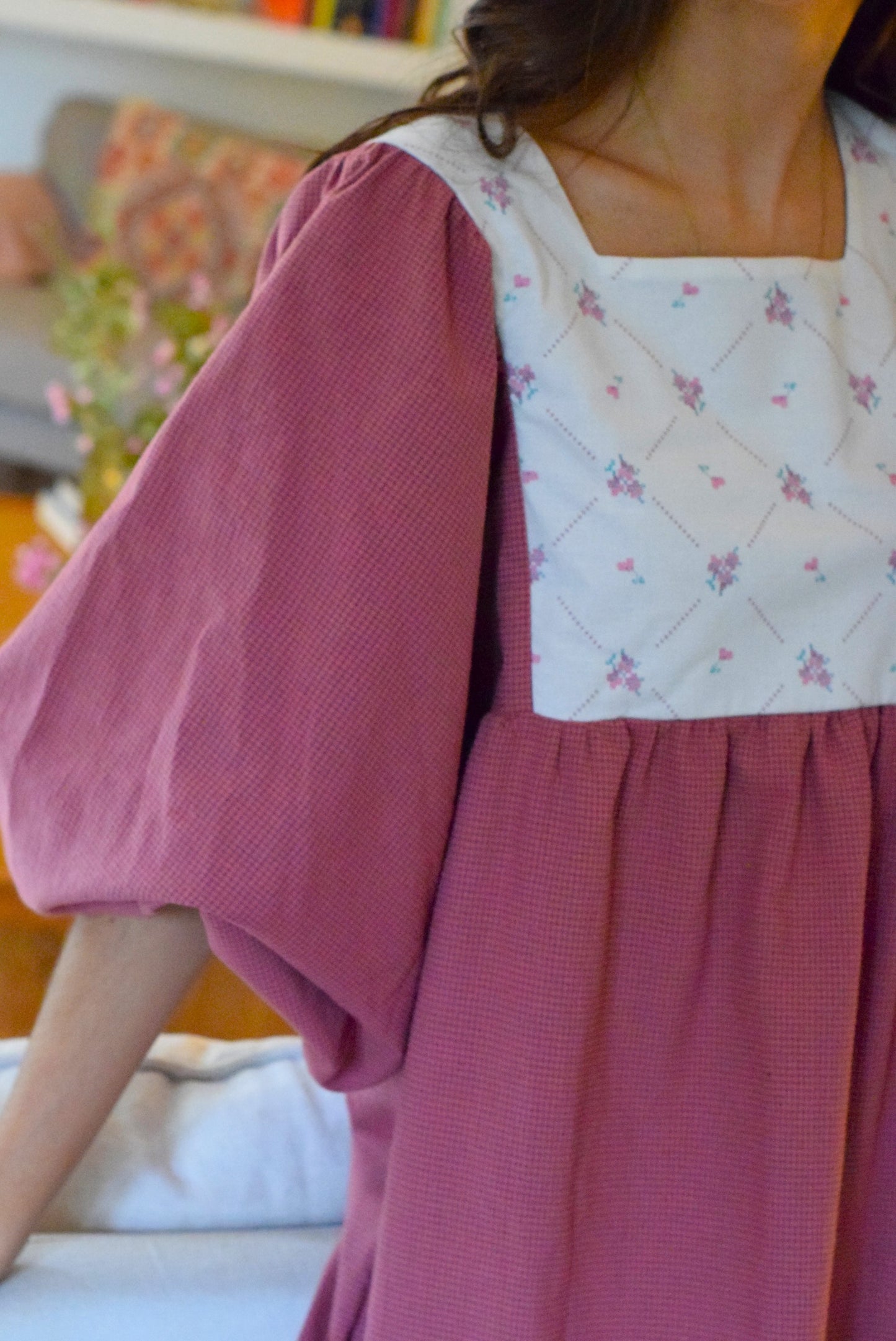 VESTIDO SIMONETA - VICHY  - PREORDER 24 NOVIEMBRE