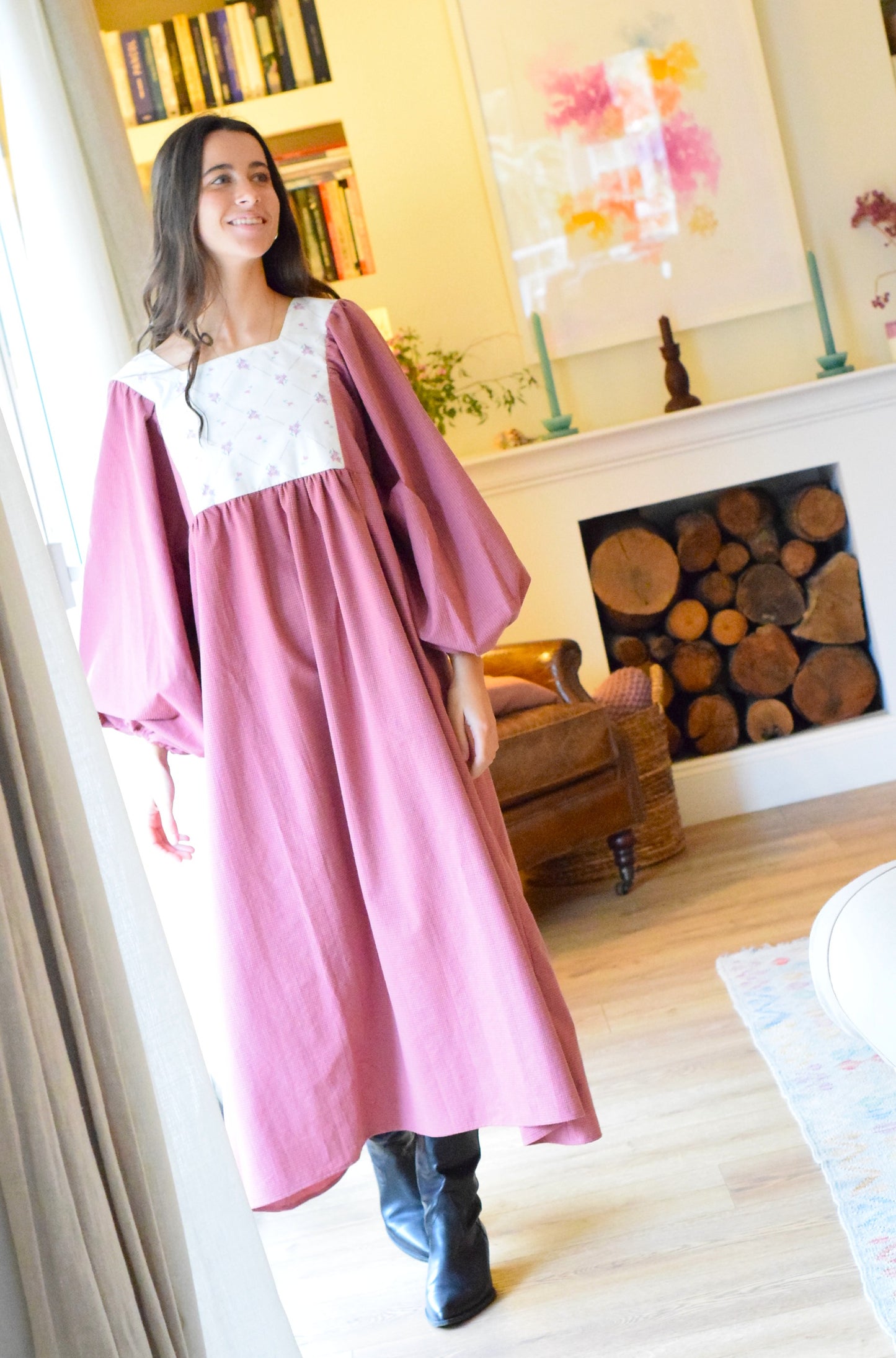 VESTIDO SIMONETA - VICHY  - PREORDER 24 NOVIEMBRE