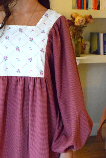 VESTIDO SIMONETA - VICHY  - PREORDER 24 NOVIEMBRE