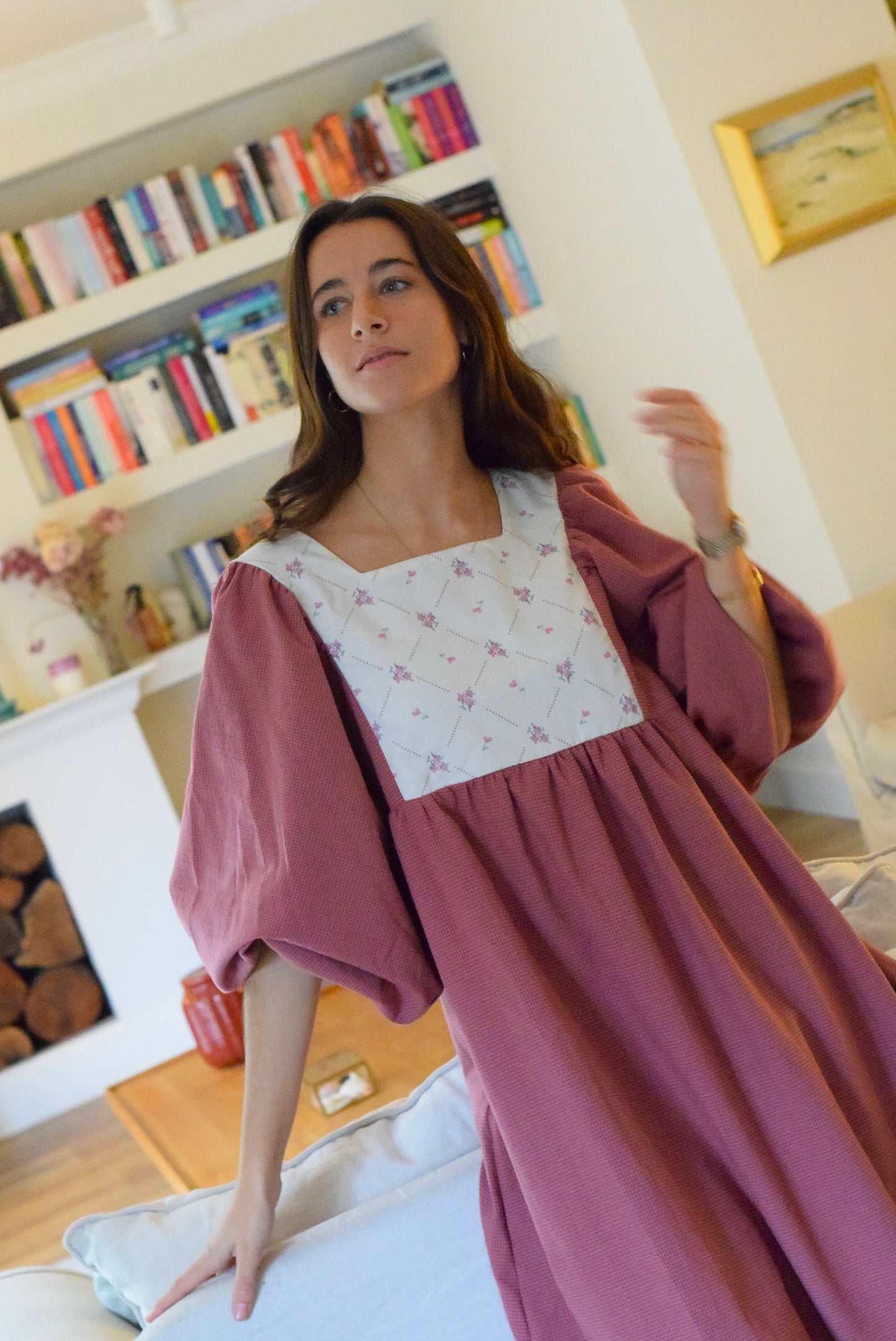 VESTIDO SIMONETA - VICHY  - PREORDER 24 NOVIEMBRE