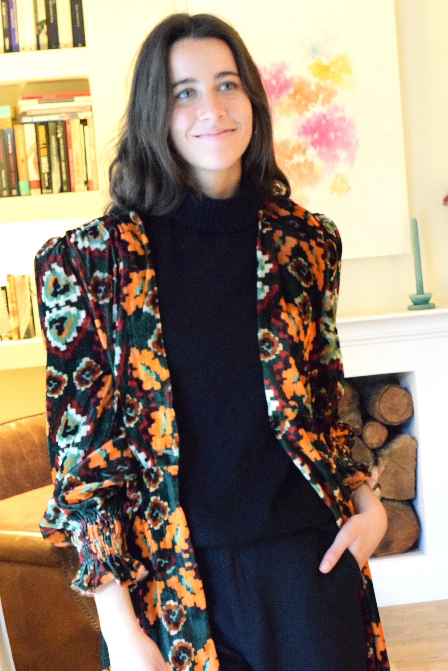 KIMONO MANUELA  - TERCIOPELO