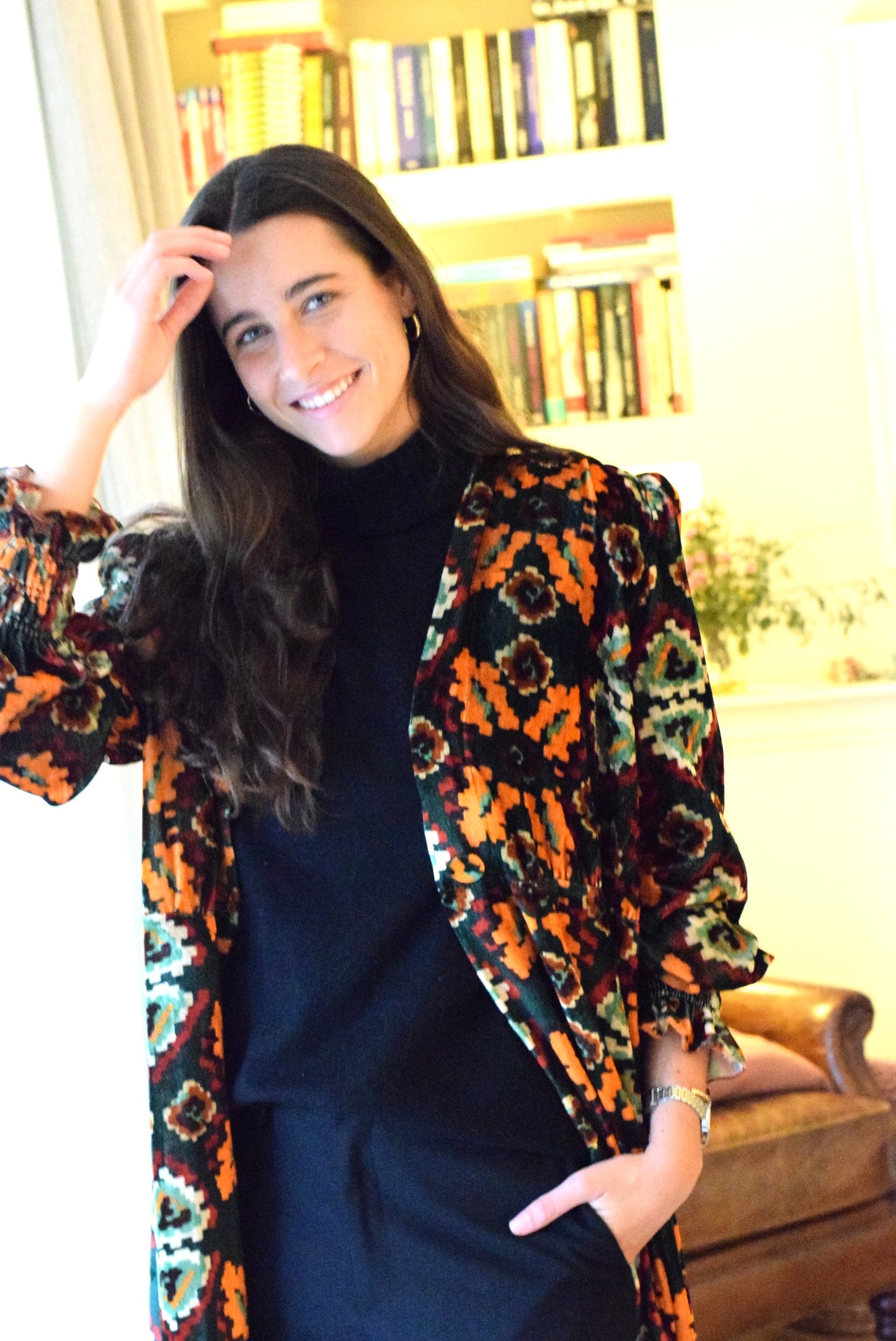 KIMONO MANUELA  - TERCIOPELO