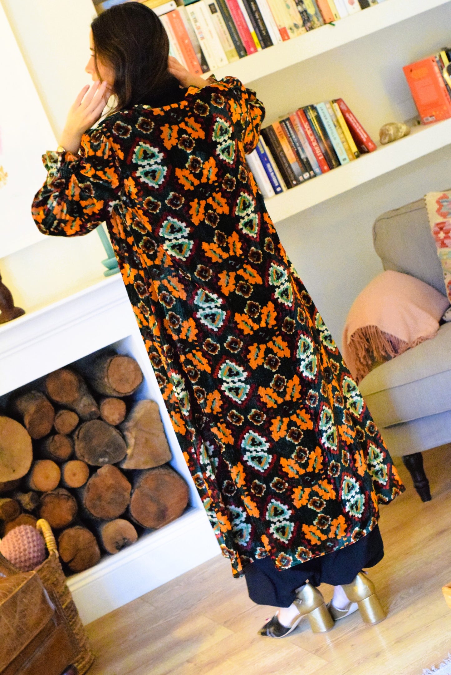 KIMONO MANUELA  - TERCIOPELO