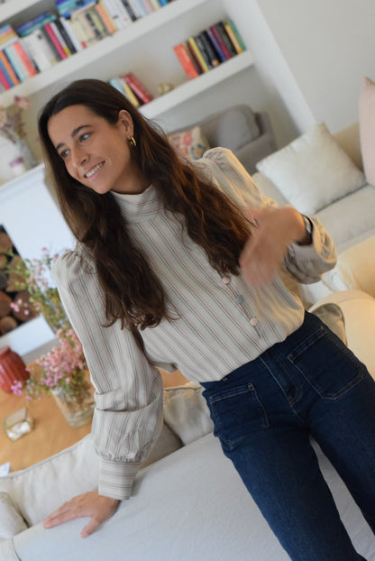 BLUSA VICTORIA - RAYAS COLORES