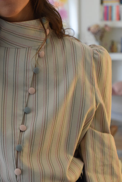 BLUSA VICTORIA - RAYAS COLORES