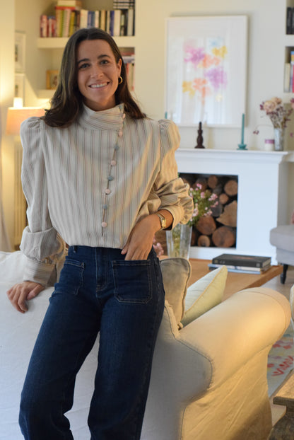 BLUSA VICTORIA - RAYAS COLORES