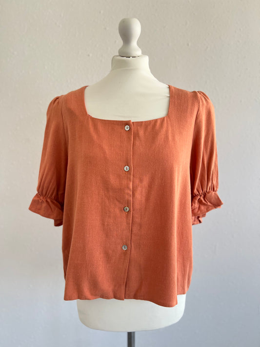 BLUSA CLAUDIA - LINO TEJA