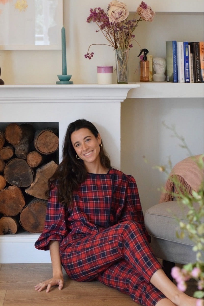 PANTALONES SOL - TARTAN ROJO - PREORDER 26 NOVIEMBRE