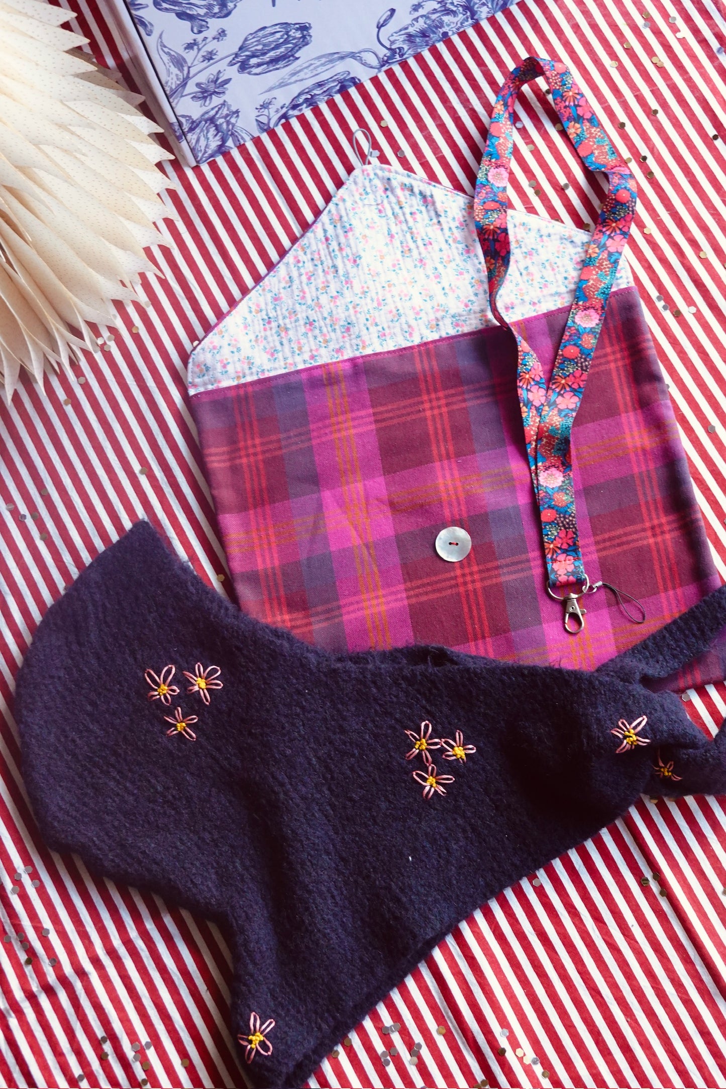 BALACLAVA BORDADO CON BOLSA PERSONALIZABLE - AZUL