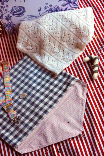 BANDANA CON BOLSA PERSONALIZABLE - CRUDO