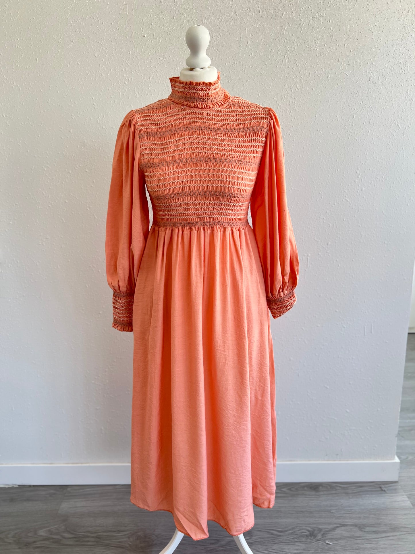 VESTIDO CASILDA - SALMÓN