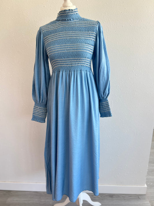 VESTIDO CASILDA - AZUL