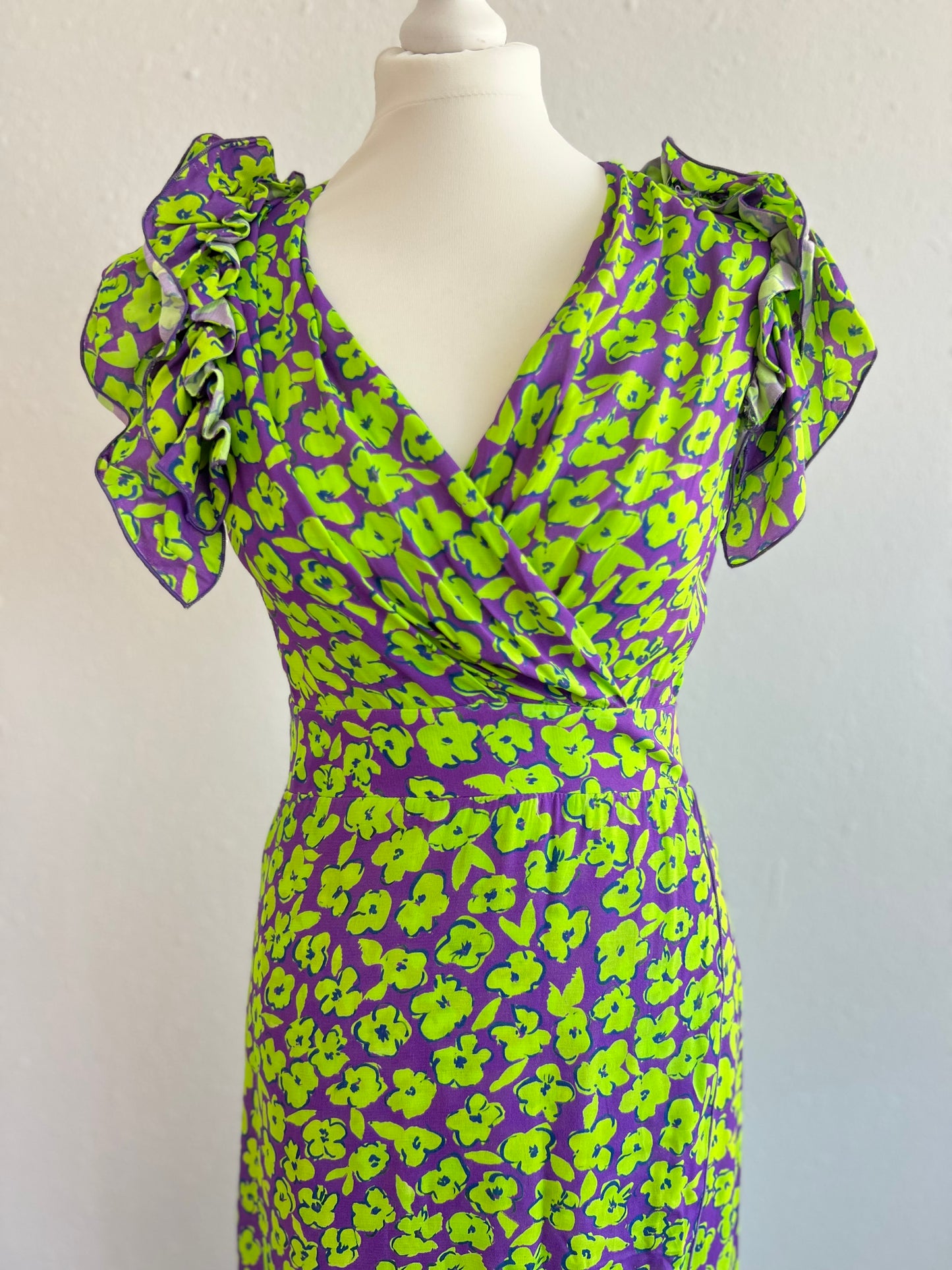 VESTIDO FELISA - FLUOR VERDE