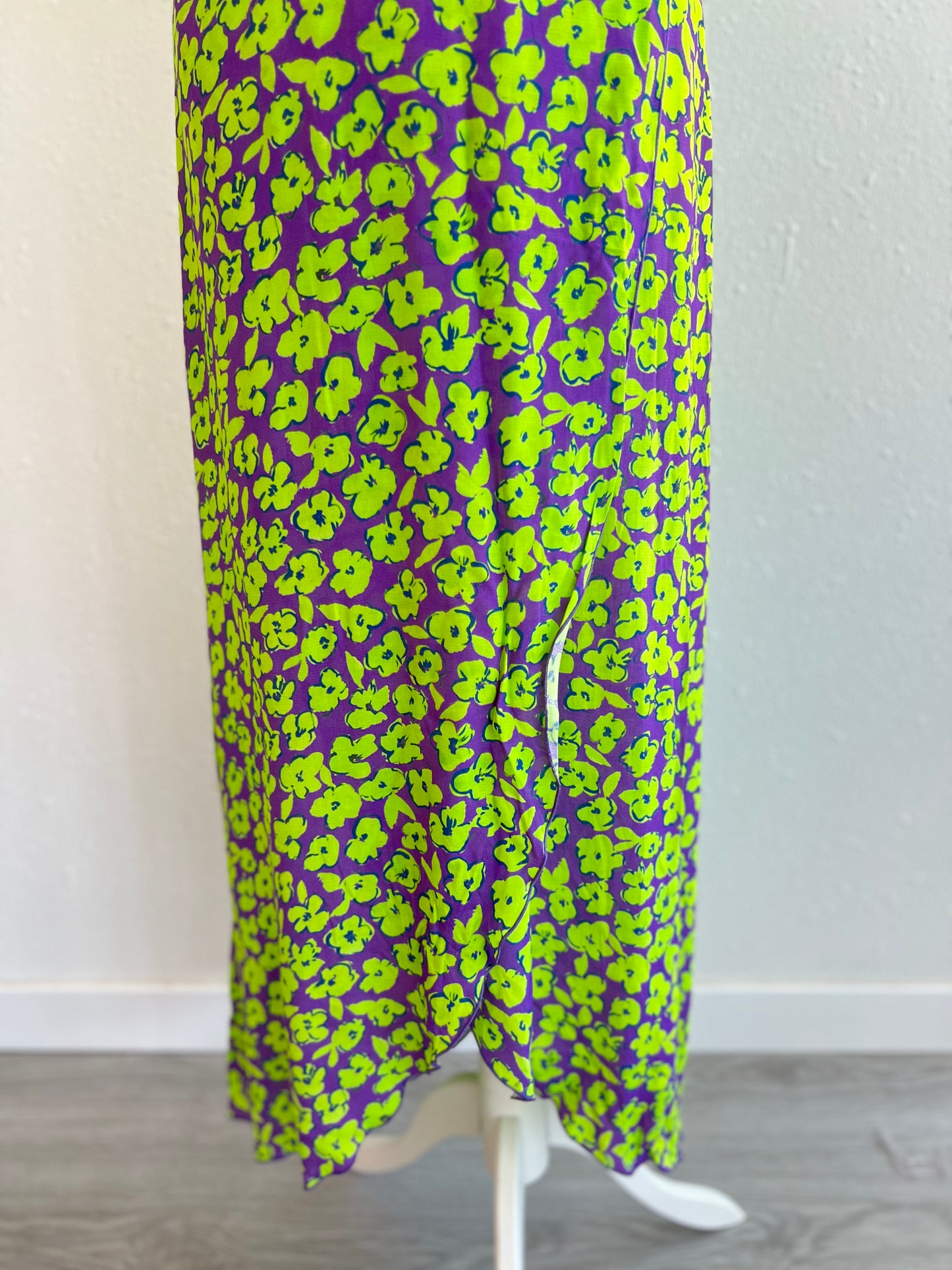 VESTIDO FELISA - FLUOR VERDE