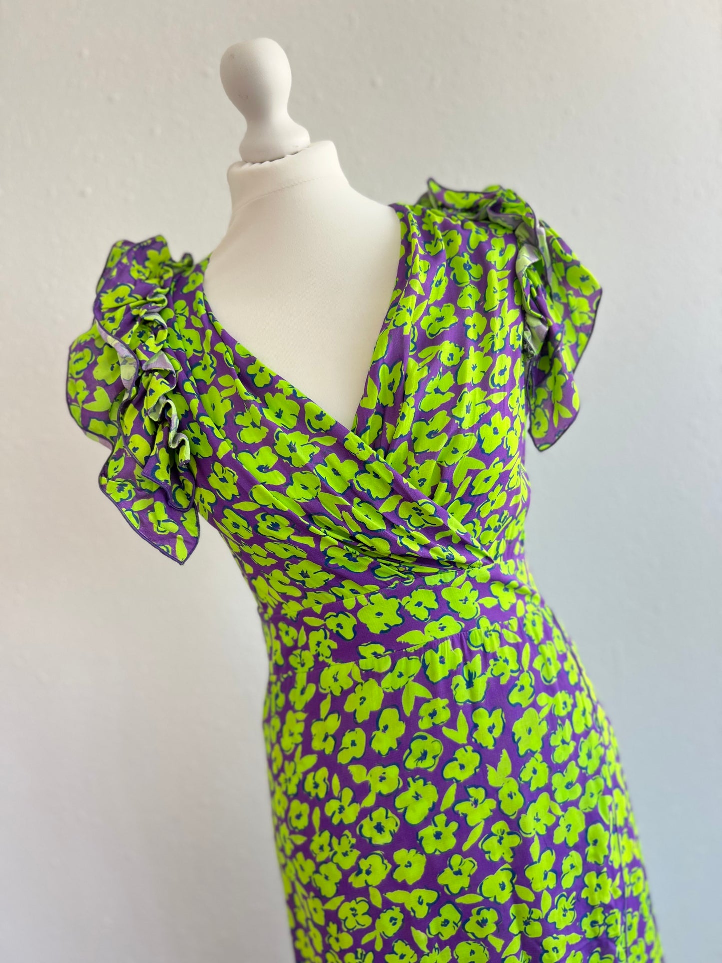 VESTIDO FELISA - FLUOR VERDE