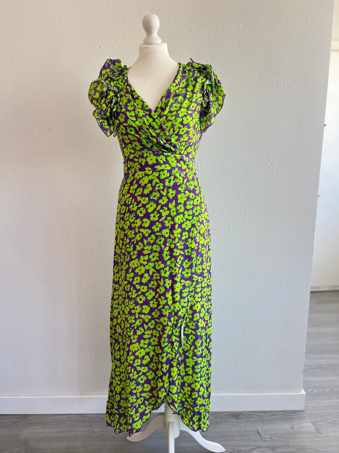 VESTIDO FELISA - FLUOR VERDE