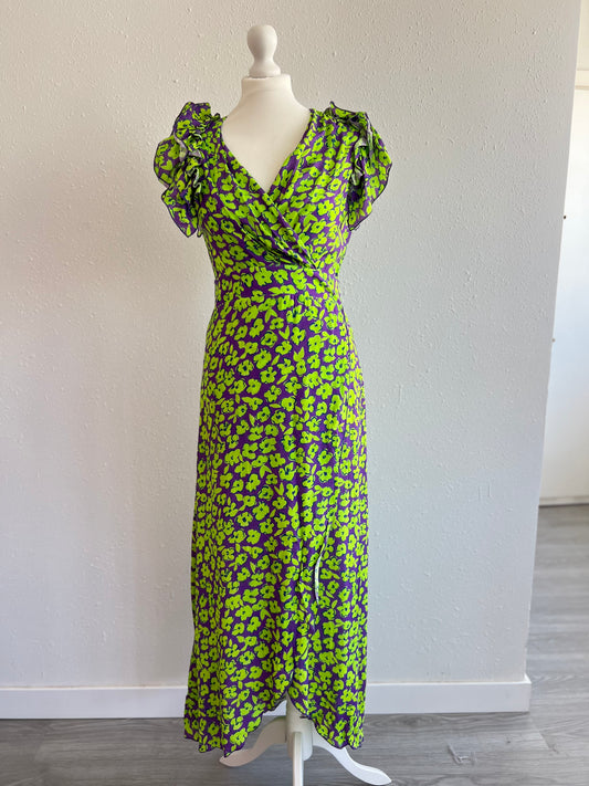 VESTIDO FELISA - FLUOR VERDE