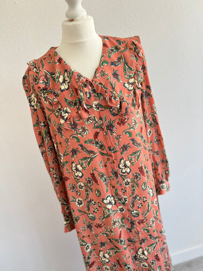VESTIDO DANIELA - FLORES ROSA