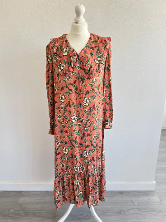 VESTIDO DANIELA - FLORES ROSA