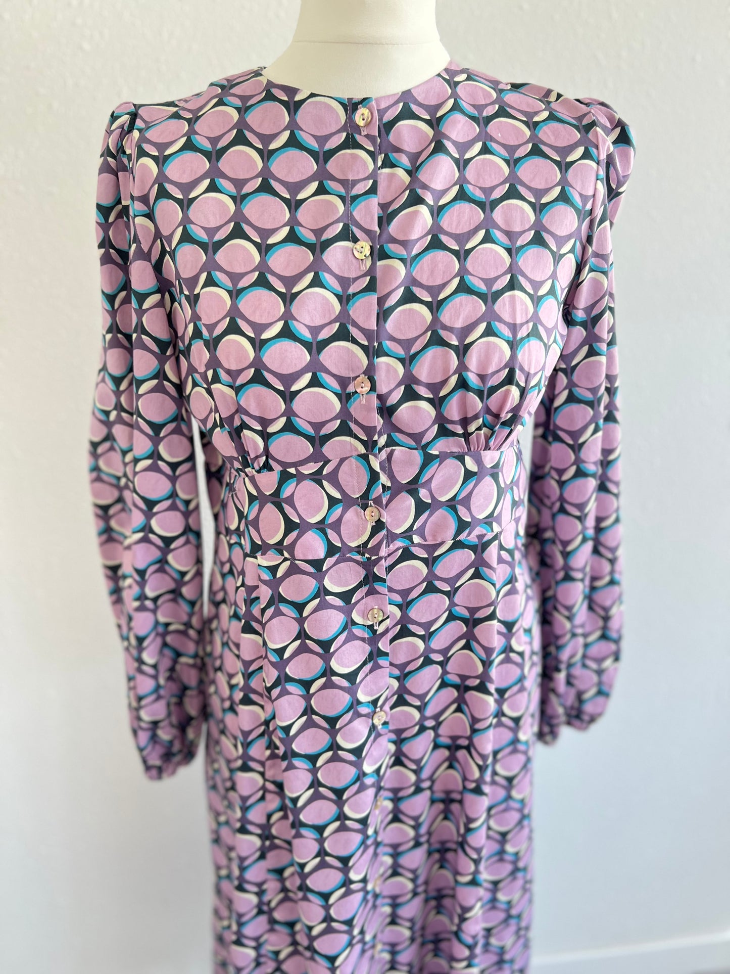 VESTIDO JIMENA - CIRCULOS MORADOS