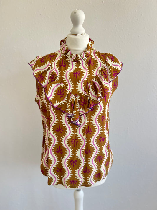 BLUSA ALBERTA - PALMERAS