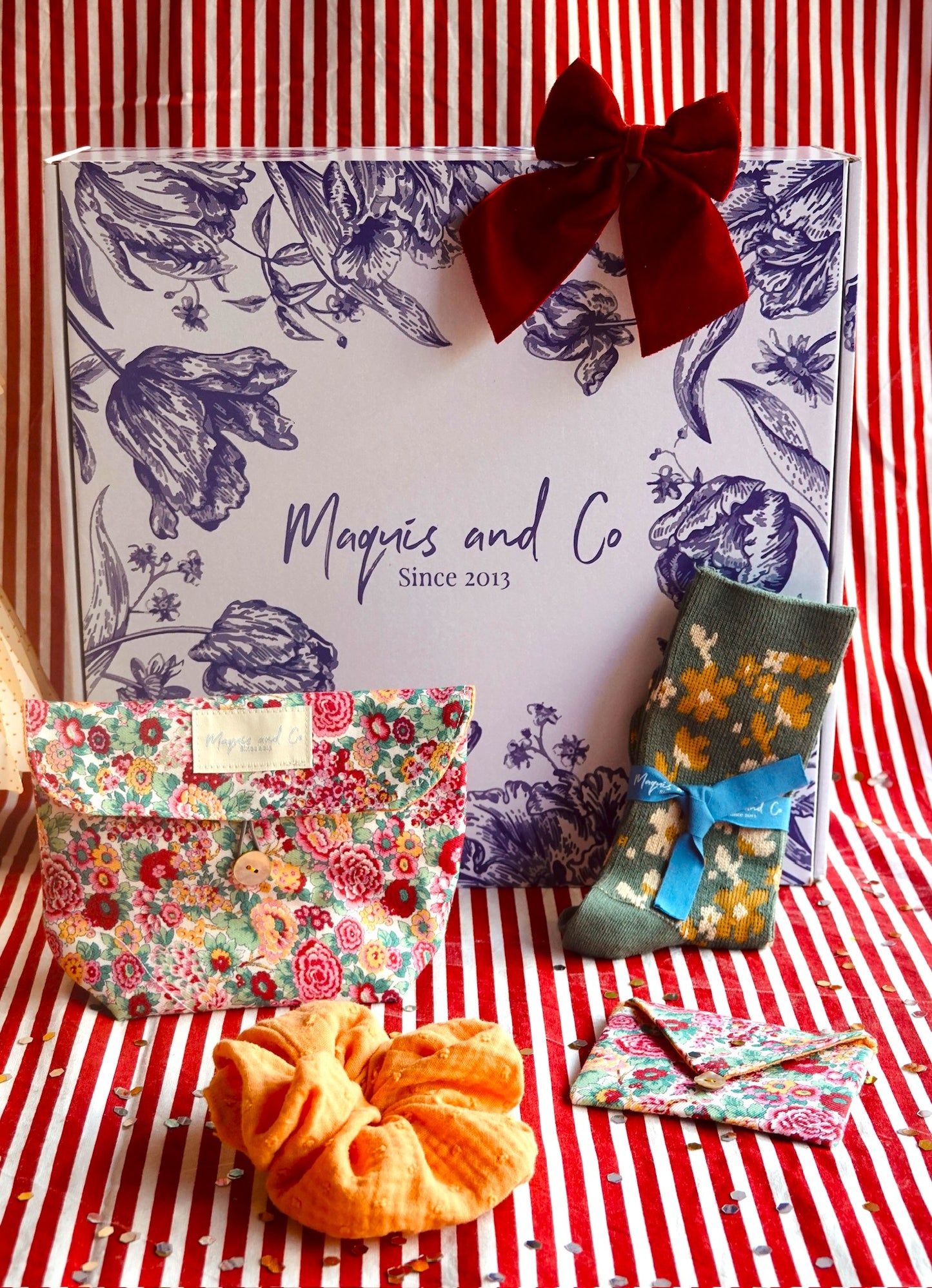 SET BOLSITA CON ACCESORIOS - LIBERTY FRAMBUESA