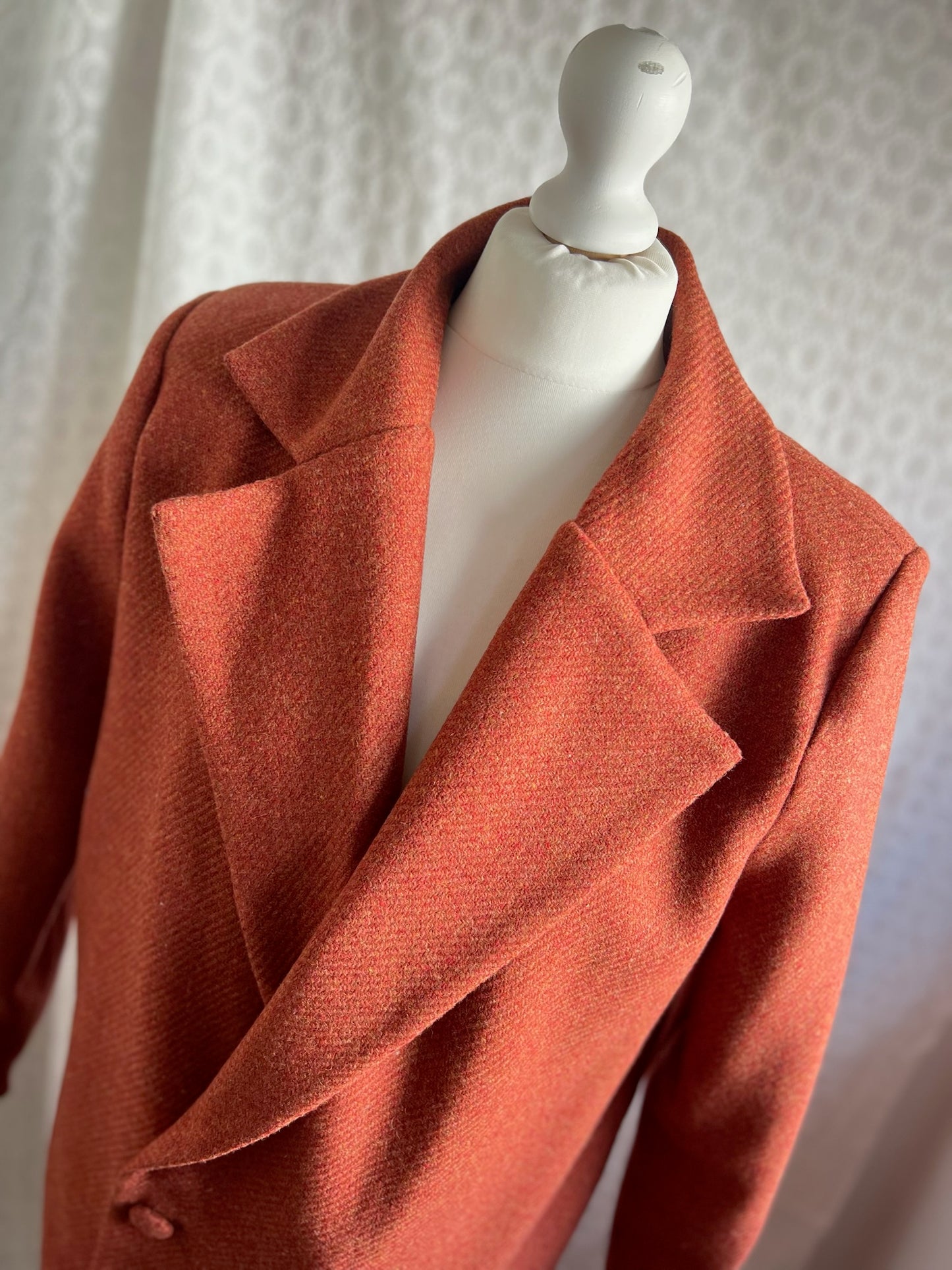 CHAQUETA NONA PAÑO NARANJA