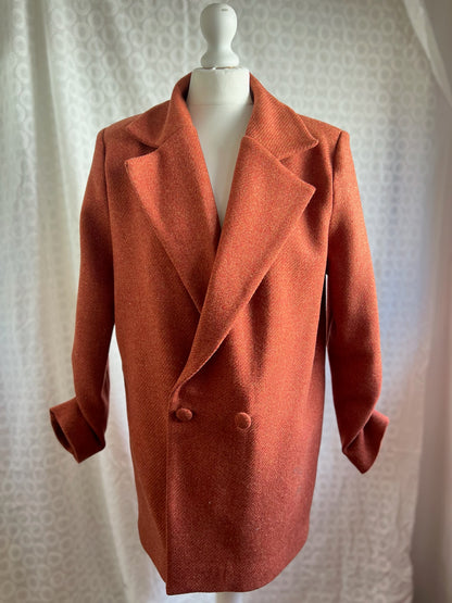 CHAQUETA NONA PAÑO NARANJA