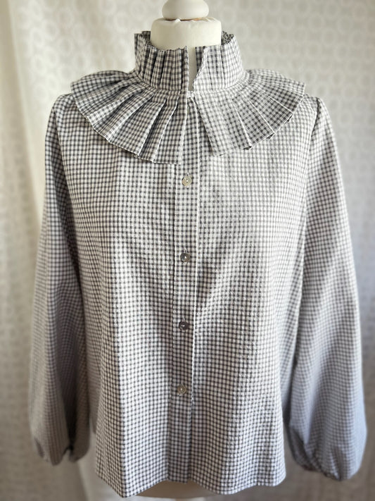 BLUSA TELMA VICHY GRIS