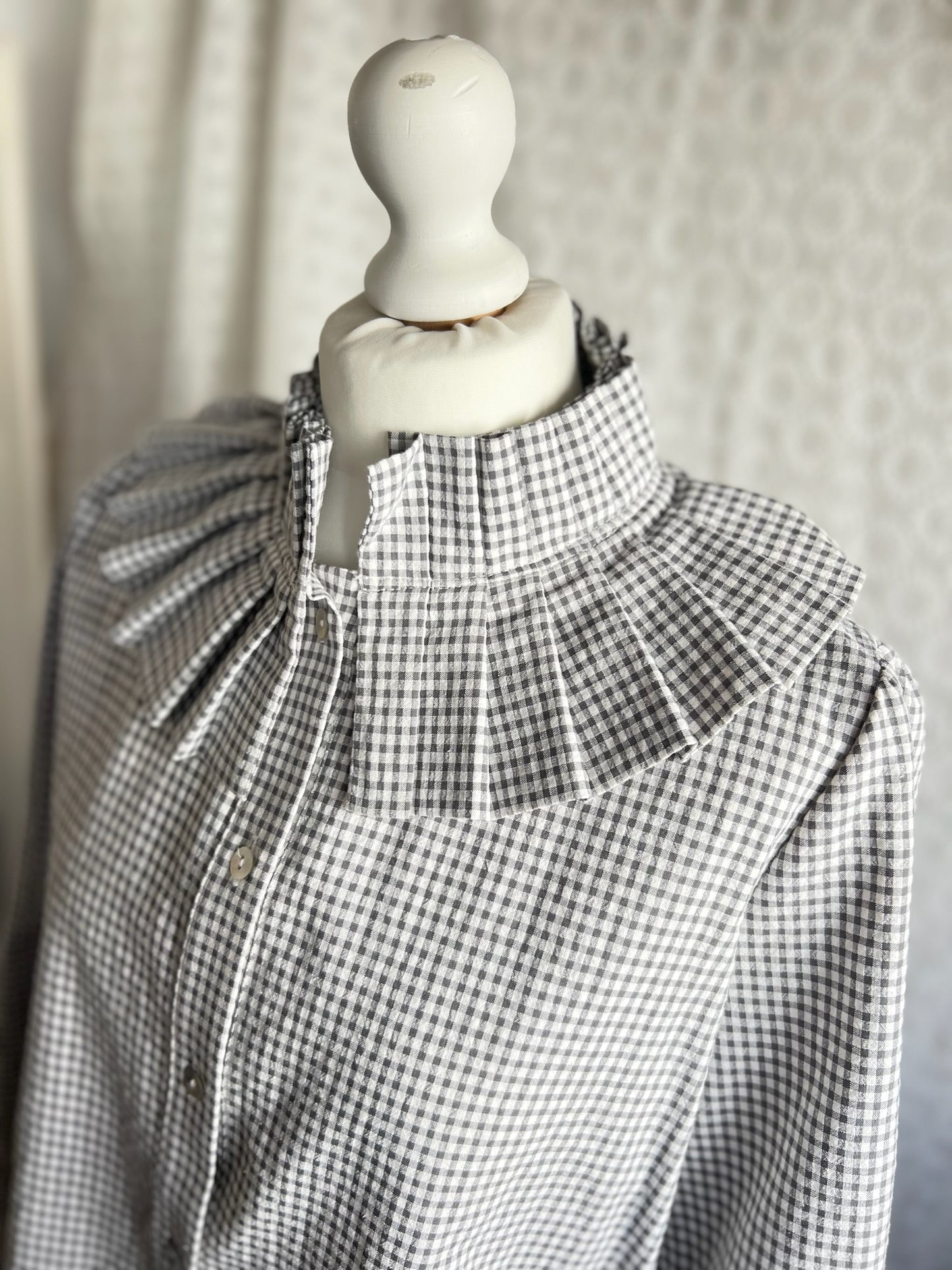 BLUSA TELMA VICHY GRIS