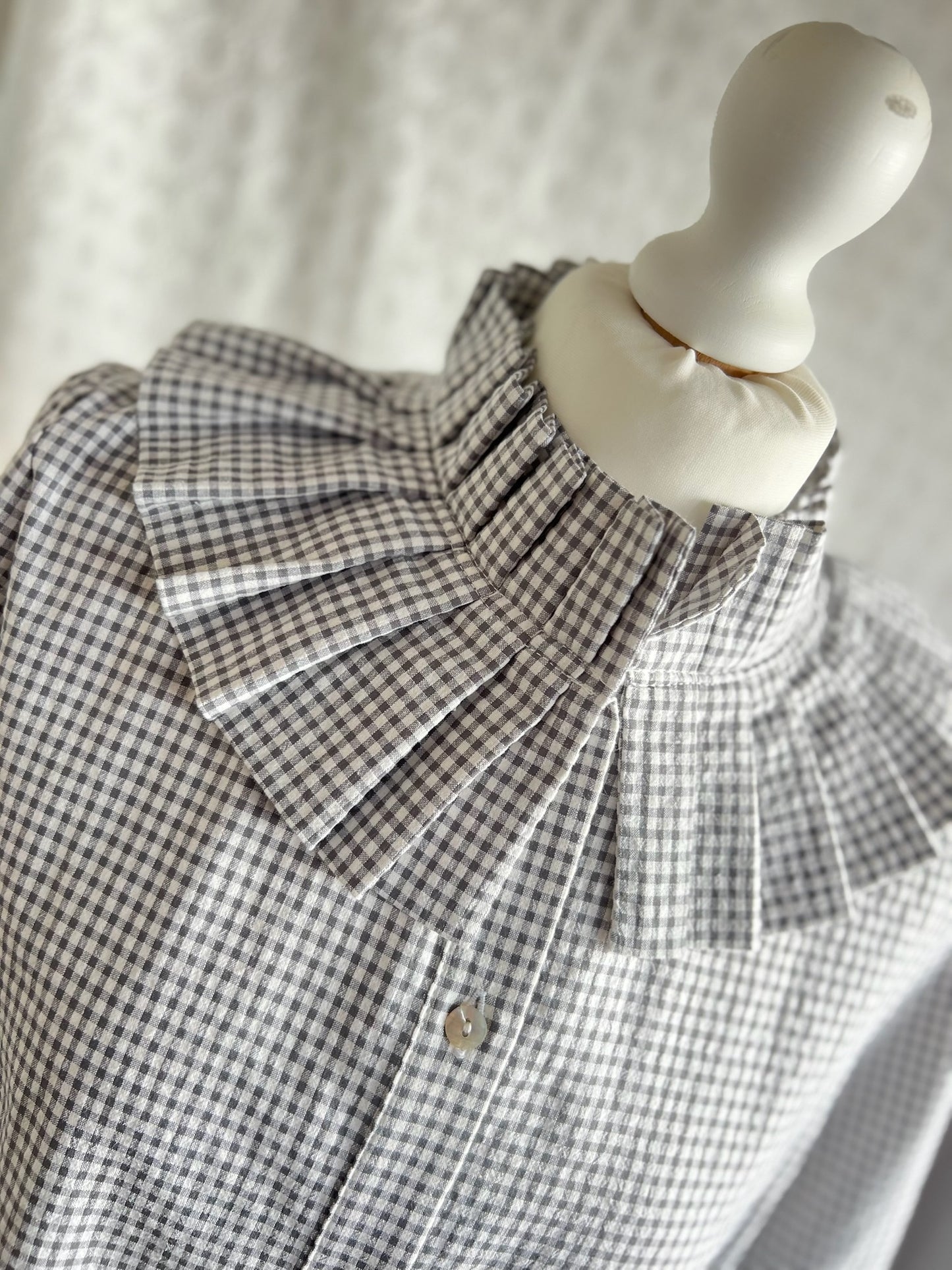 BLUSA TELMA VICHY GRIS