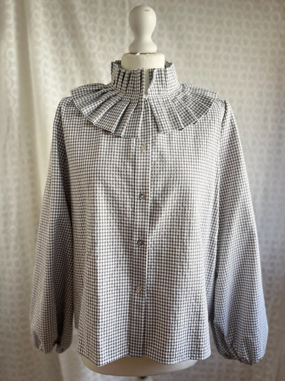 BLUSA TELMA VICHY GRIS