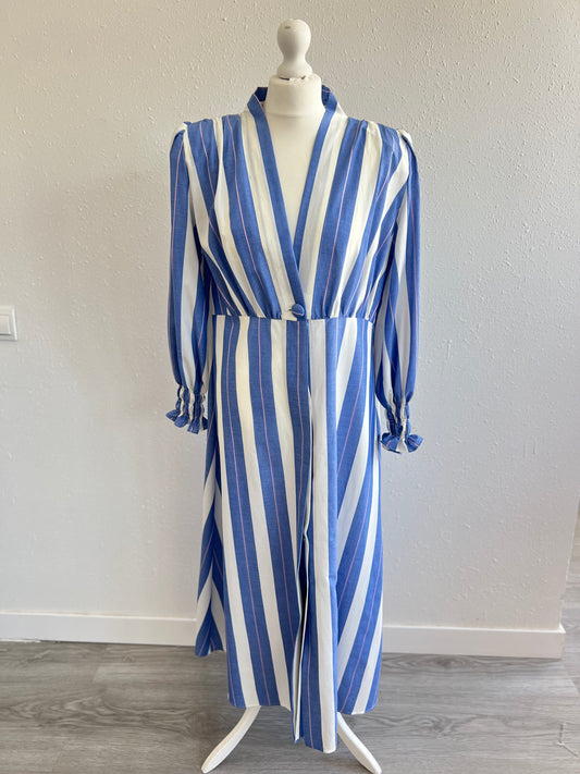 KIMONO MANUELA - RAYAS AZUL