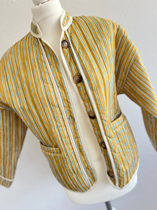 CHAQUETA CRISTINA - RAYAS AMARILLAS