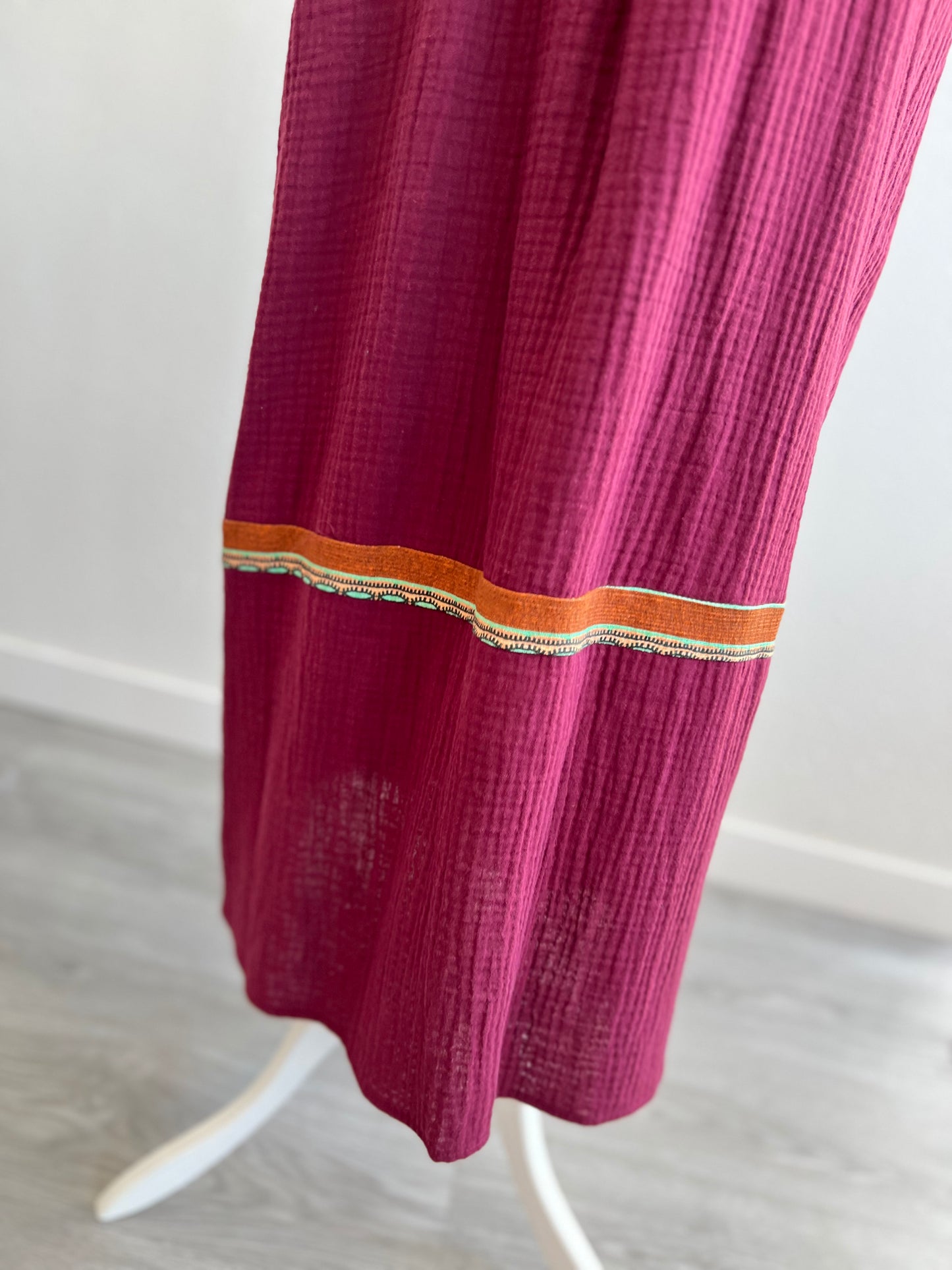 VESTIDO CATALINA - GRANATE