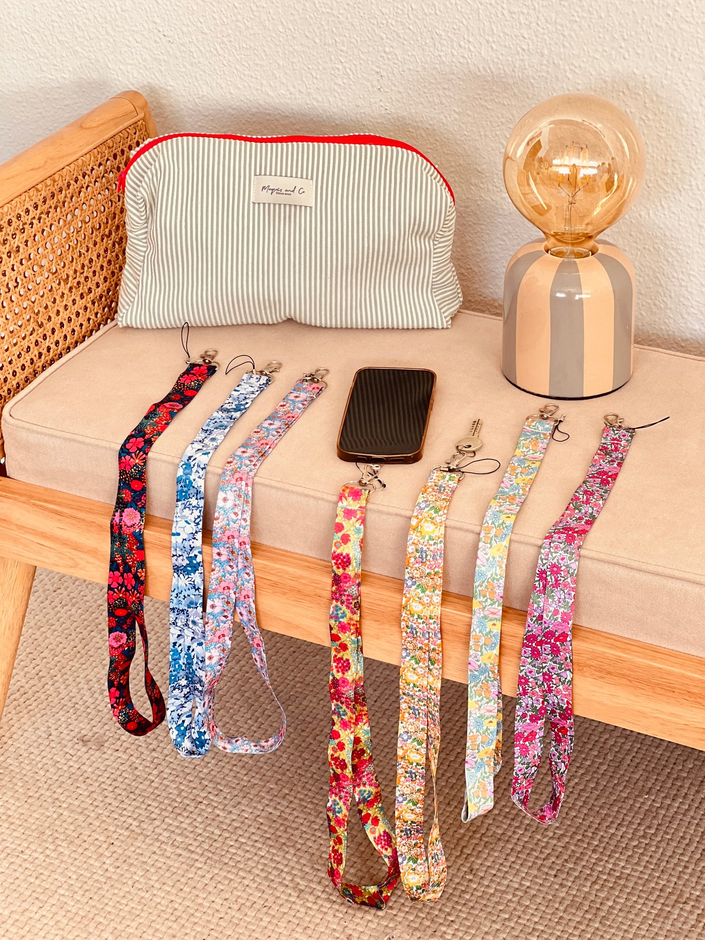 Mobile Phone Hanger Tape - Flowers