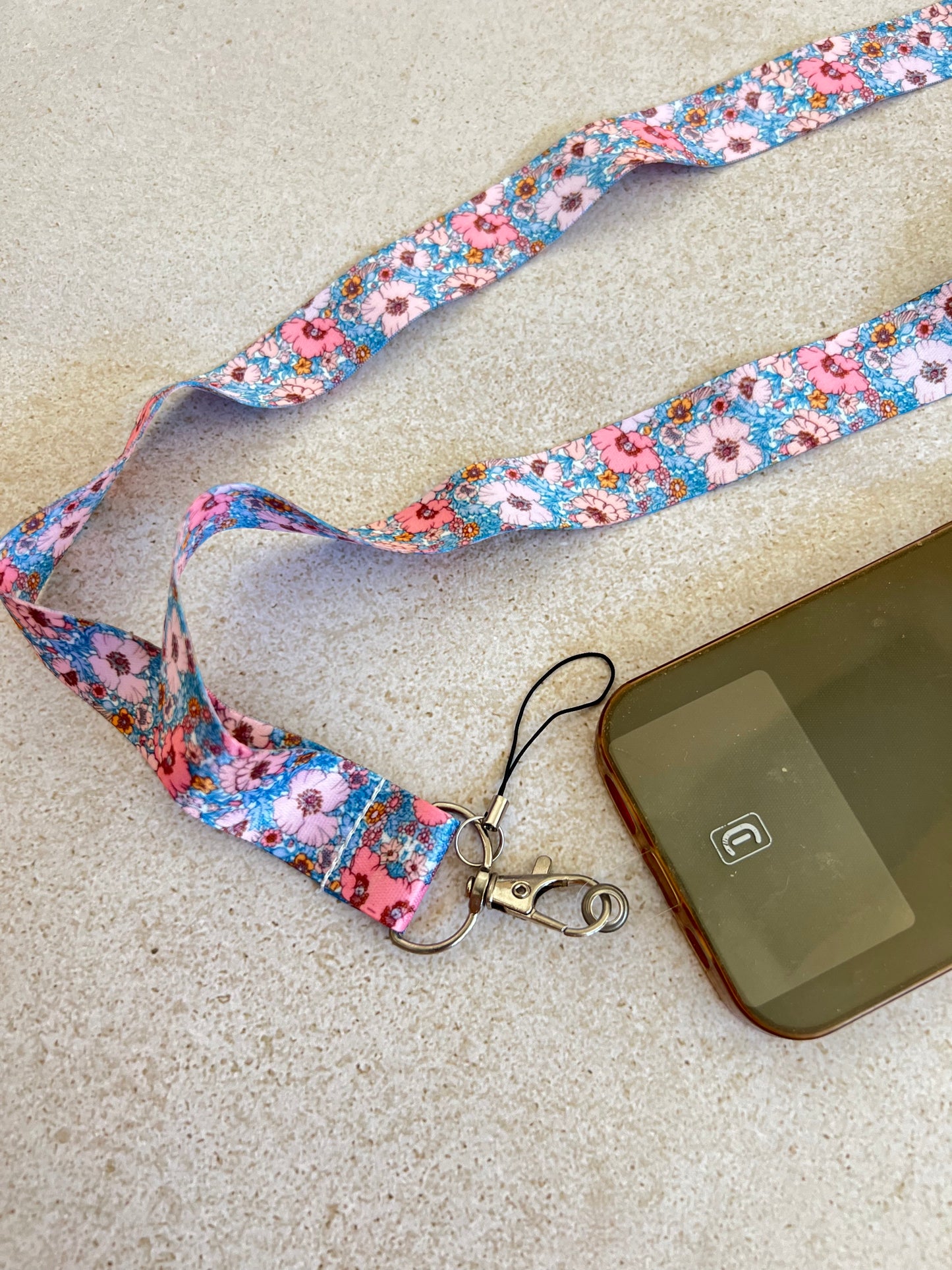 Mobile Phone Hanger Tape - Flowers