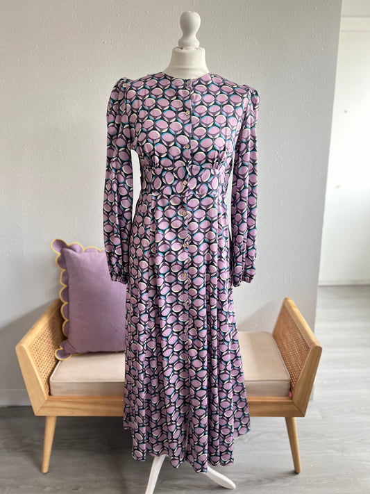 VESTIDO JIMENA MORADA TALLA S/M